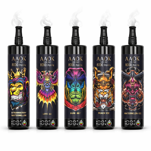 AAOK AK80000 Disposable Vape – 80,000 Puffs Rechargeable Mesh Coil Smart Display Vape