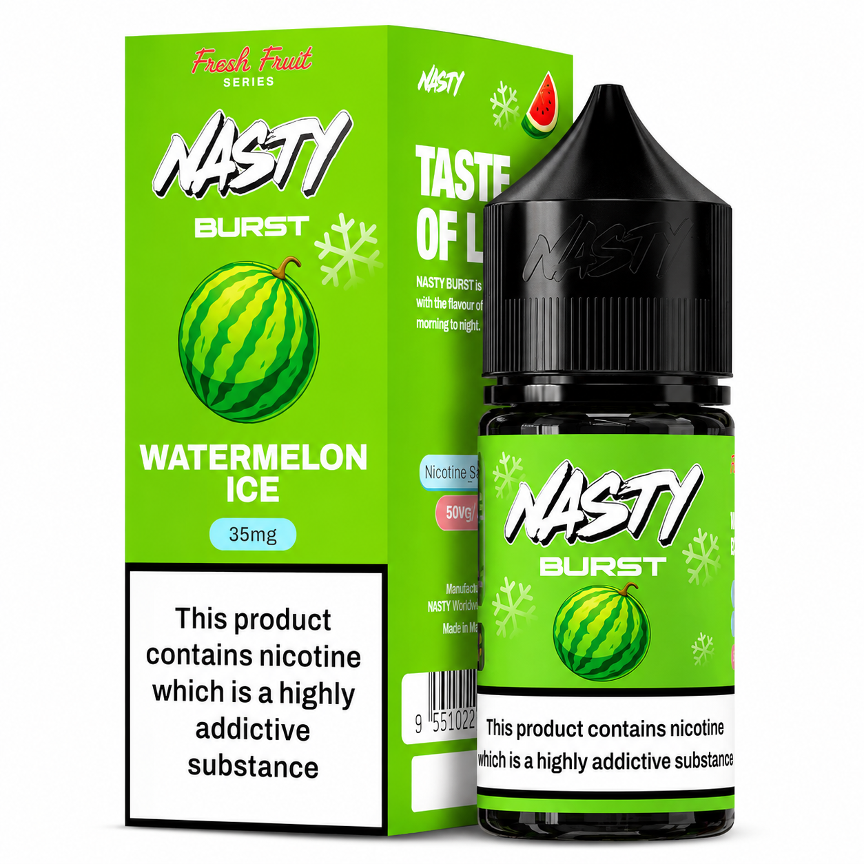 Nasty Burst Watermelon Ice Nic Salt 30ML | 35mg & 50mg