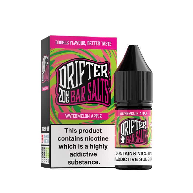 Drifter Bar Salts Watermelon Apple 10ml Nic Salt E-Liquid