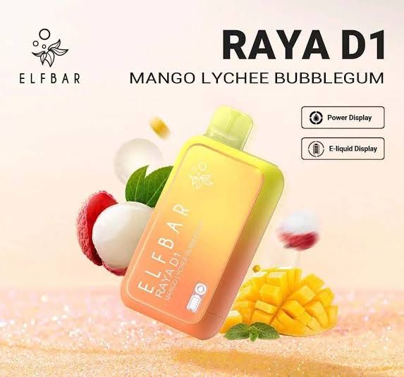 Elfbar Raya D1 13000 Puffs | 50mg Nic Disposable | Dedicated Indicators