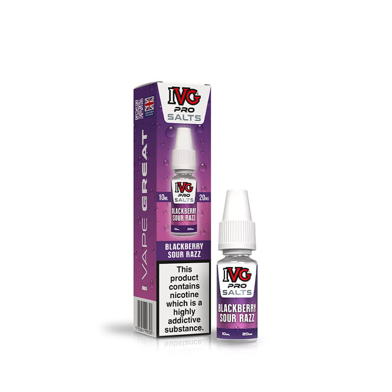 IVG Pro Salts Blackberry Sour Razz 10ml E-Liquid