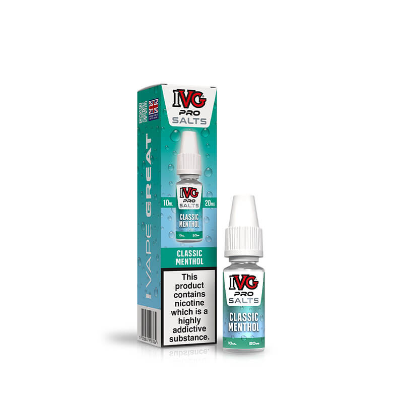 IVG Pro Salts Classic Menthol 10ml E-Liquid