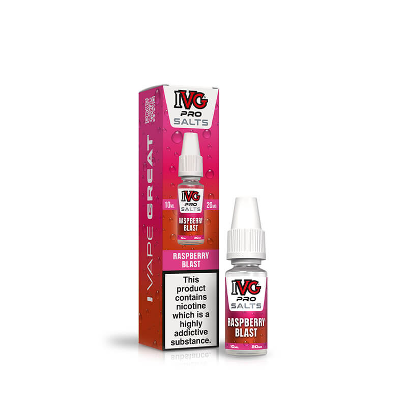 IVG Pro Salts Raspberry Blast 10ml E-Liquid
