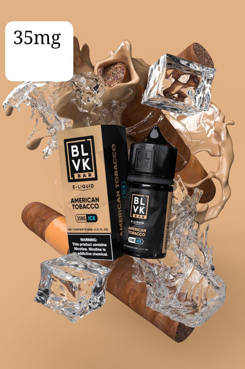 American Tobacco Ice – BLVK Tobacco | 30ml Vape Juice | 35MG / 50MG | vape billiorsonn
