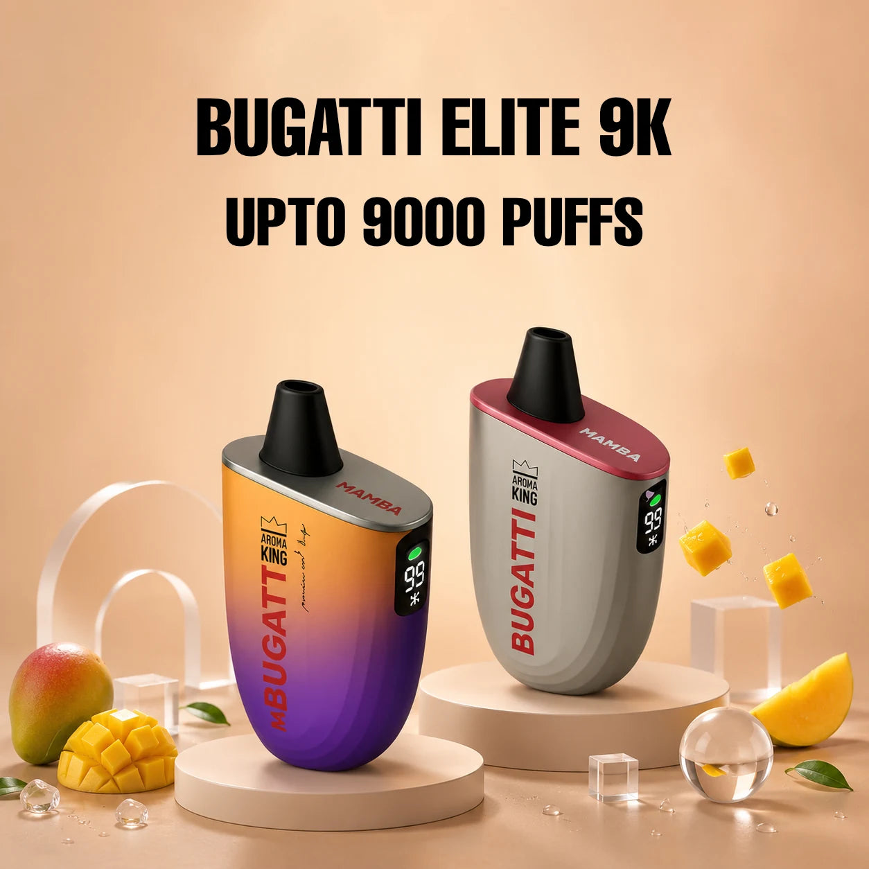 Bugatti Elite - 9000 disposable vape - Mamba flavour