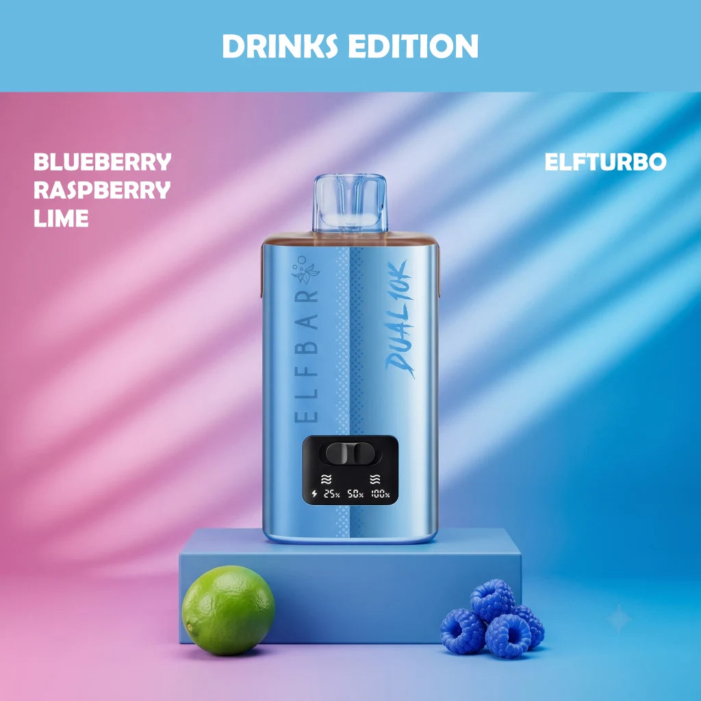 ELF BAR DUAL 10K disposable vape - Drinks Edition flavour