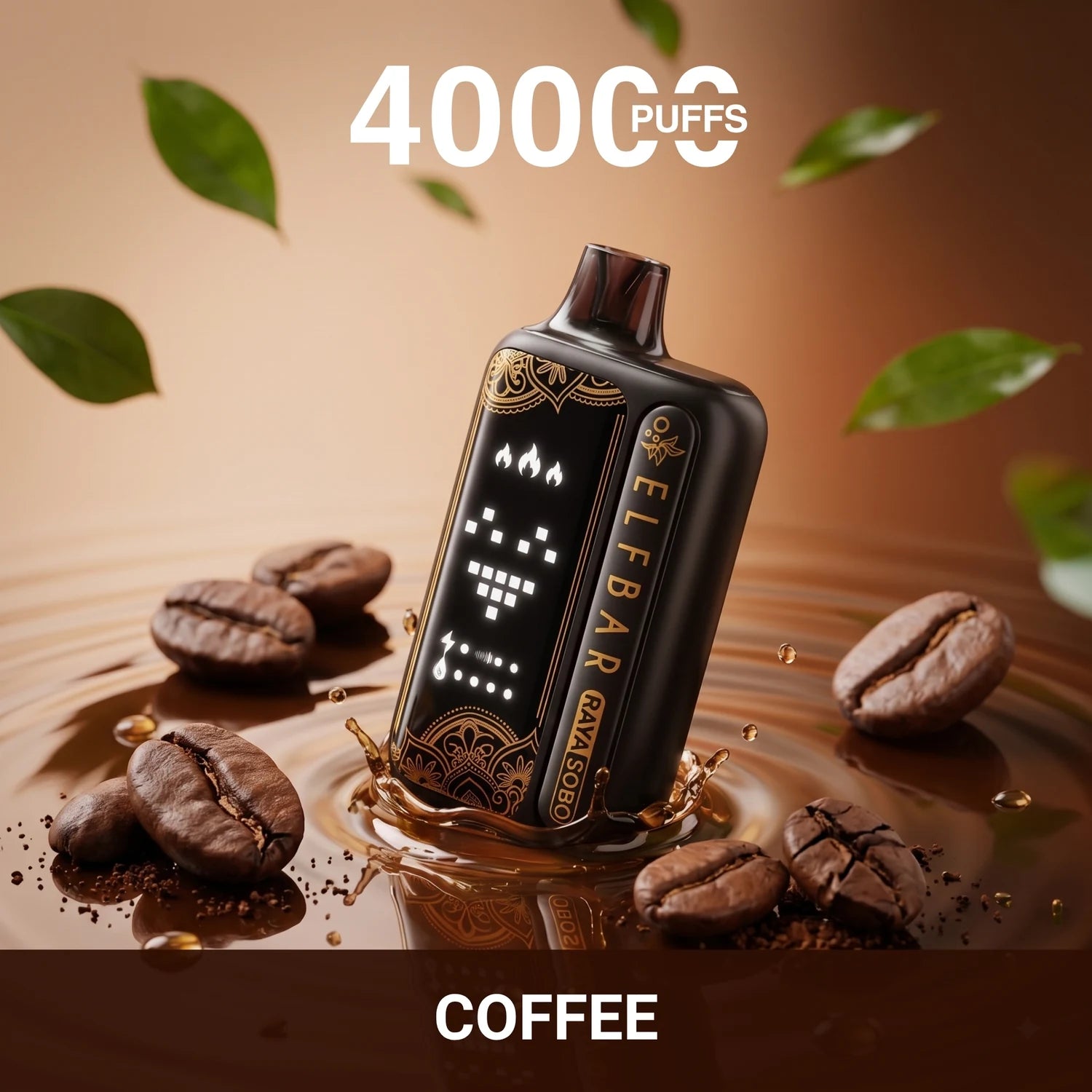 Elf Bar Raya Sobo 40000 disposable vape - Coffee flavour