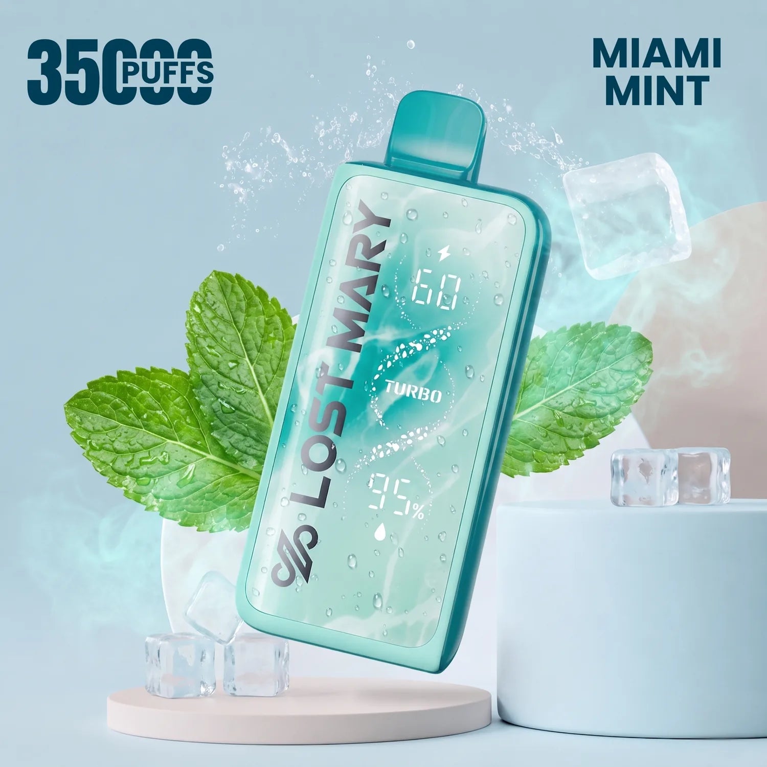 LostMary MT35000 disposable vape - Miami Mint flavour