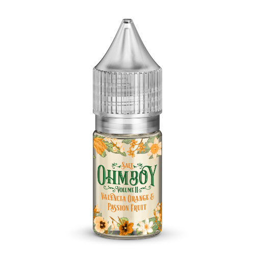 Ohm Boy Valencia Orange & Passion Fruit Nic Salt E-Liquid 20mg