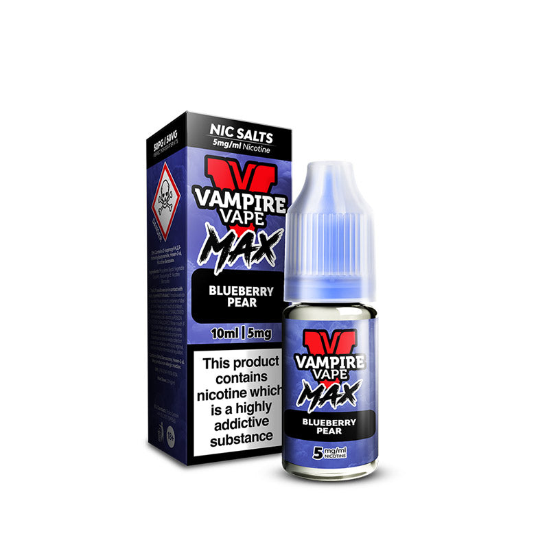 Vampire Vape MAX Blueberry Pear Nic Salt E-Liquid 10ml