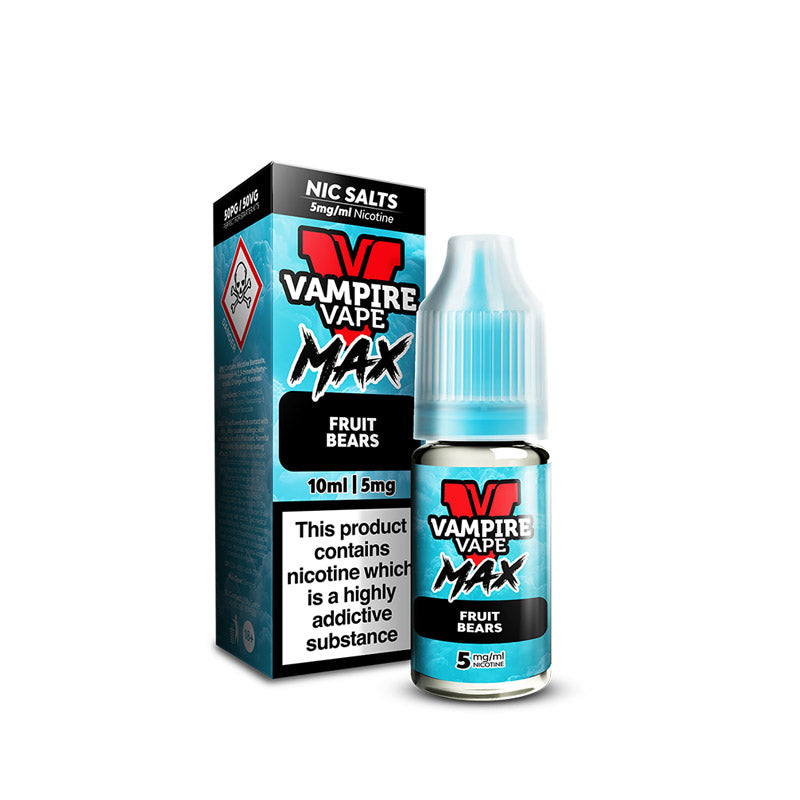 Vampire Vape MAX Fruit Bears Nic Salt E-Liquid 10ml