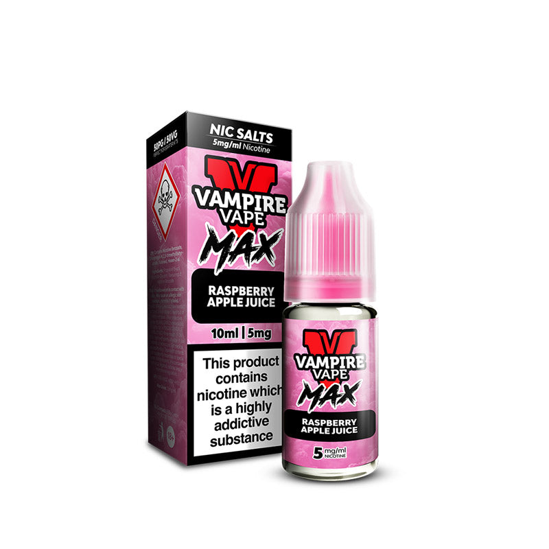 Vampire Vape MAX Raspberry Apple Juice Nic Salt E-Liquid 10ml