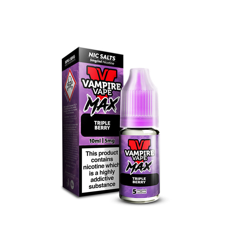 Vampire Vape MAX Triple Berry Nic Salt E-Liquid 10ml